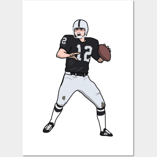 stabler the quaterback Posters and Art